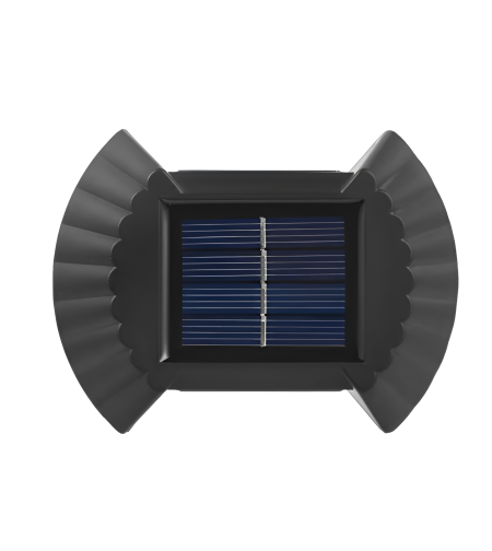 Lampa cu Incarcare Solara pentru Pereti, Scari, Garduri, Lumina de Veghe, Senzor de Lumina, IP65, 2 leduri laterale, buton ON/OFF, Neo™