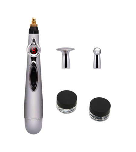 Stilou EMS NEO™, acupunctura fara ace, 2 capete incluse, cu afisaj digital