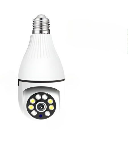 Camera IP PTZ Wireless NEO™, cu Viziune de noapte Audio bidirectional, Urmarire Automata, E27, Tip Bec, Wifi 4MP