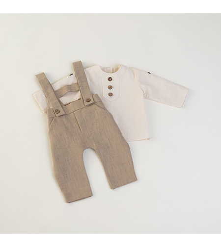 Linen and Cotton Outfit – TIMOTEI Model