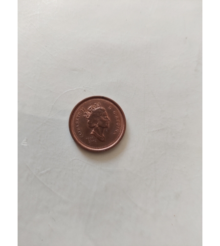One cent, Canada, 1952-2002