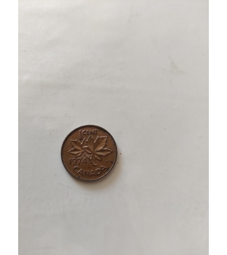 One cent, 1974, Canada