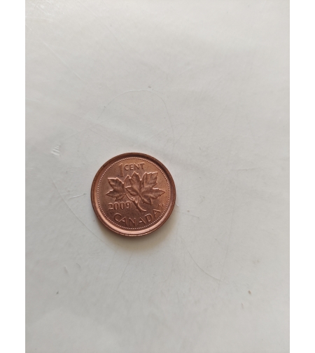 One cent, 2009, Canada