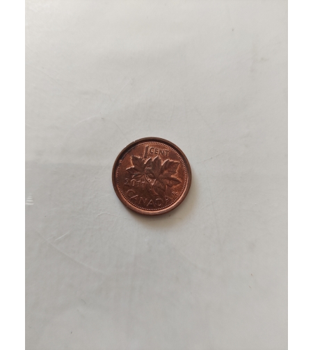 One cent, Canada, 2011
