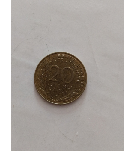 20 centimes, 1978