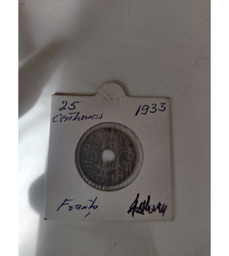 25 cents, 1933