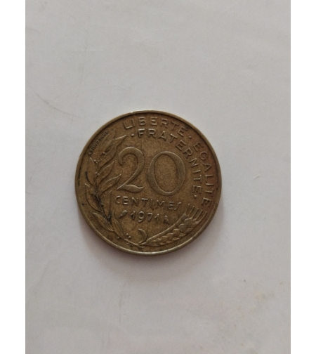 20 centimes, 1971