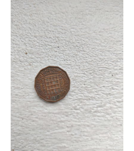 Three pence, 1953