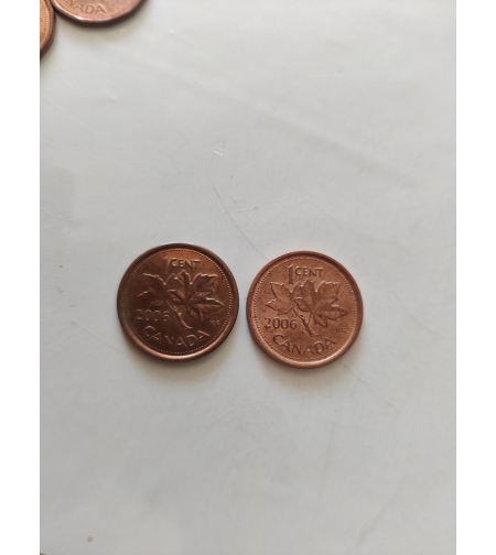 One cent, Canada, 2006