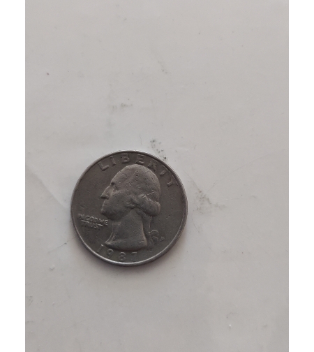 Quarter dollar, 1987