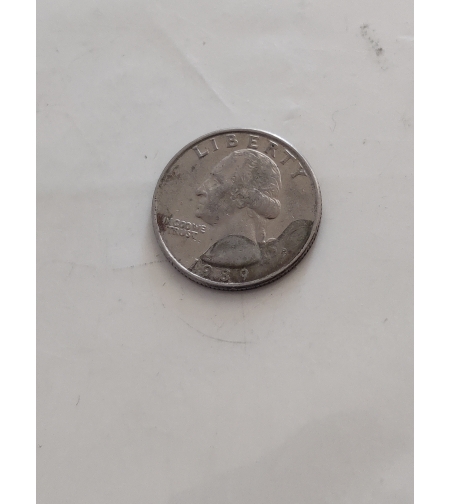 Quarter dollar, 1989