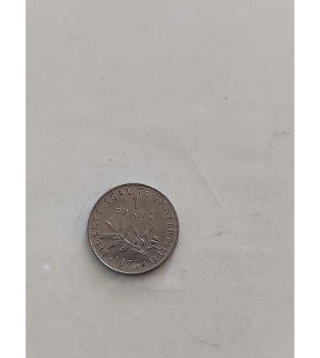 1 franc, 1976