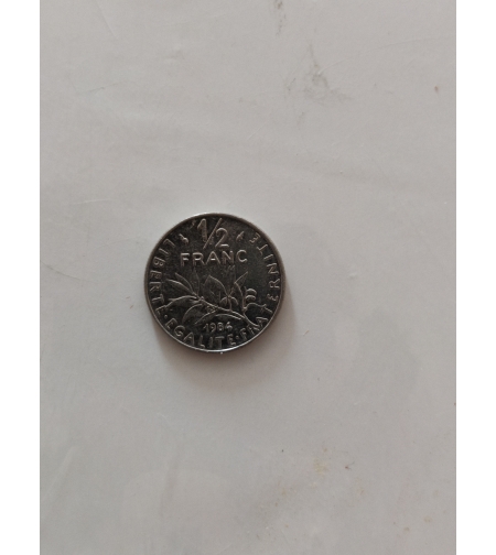 1/2 franc, 1984