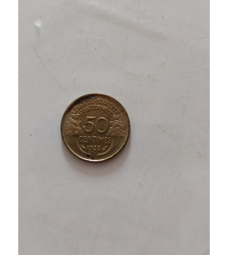 50 centimes, 1938