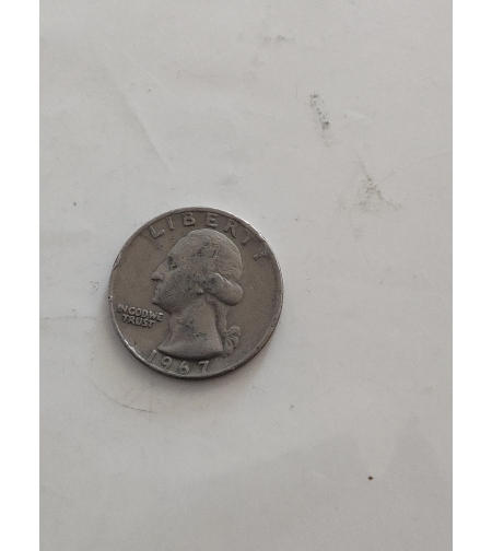 Quarter dollar, 1967