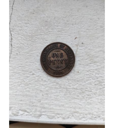 One penny, Australia, 1911