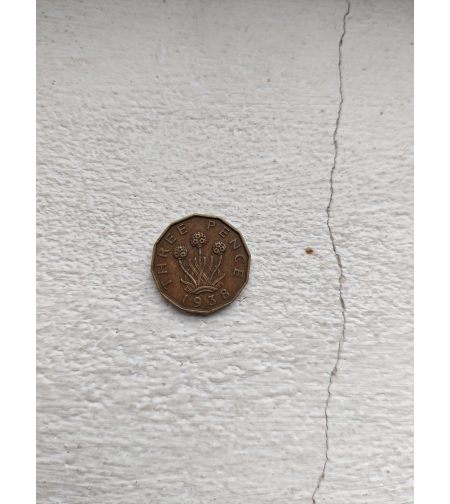 Three pence, 1938