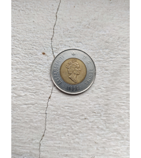 2 dollars, 1996, Canada
