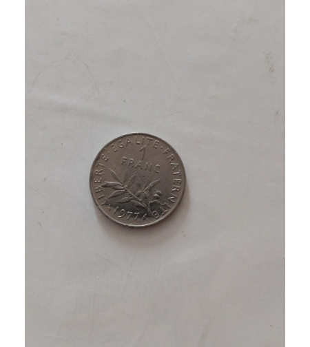 1 franc, 1977