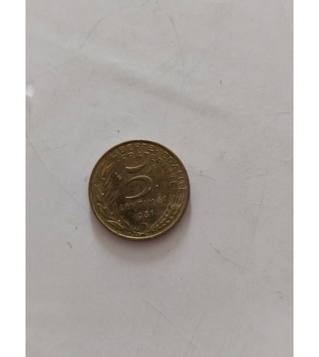 5 centimes, 1981