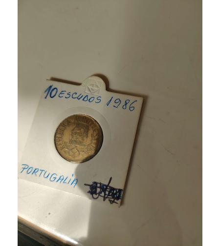 10 escudos, 1986