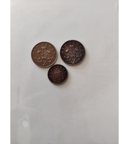 2 new pence, 1971-1979