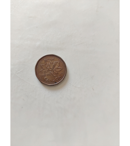 One cent, Canada, 1867-1992