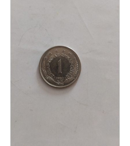 1 dinar, 1980