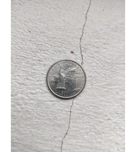Quarter dollar, 2001