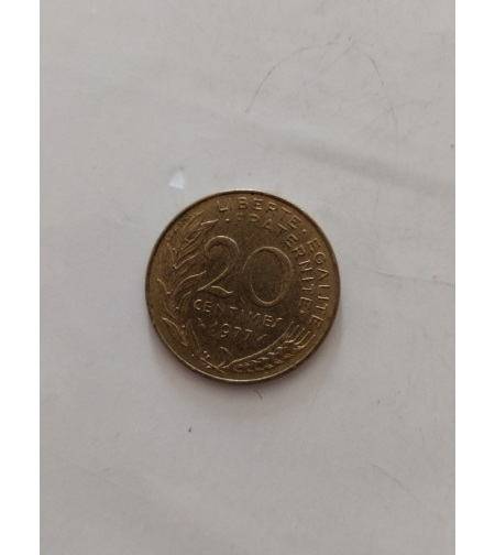 20 centimes, 1977