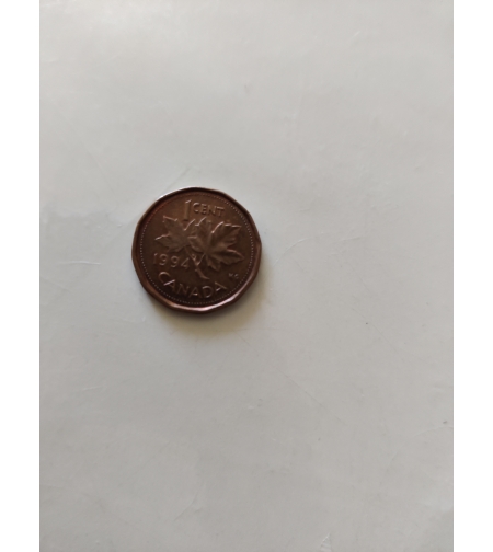 One cent, Canada, 1994