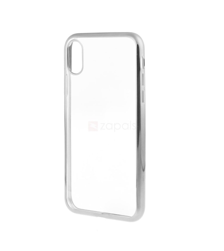Husa de protectie pentru Apple iPhone X Tpu Electroplated Antisoc Argintiu