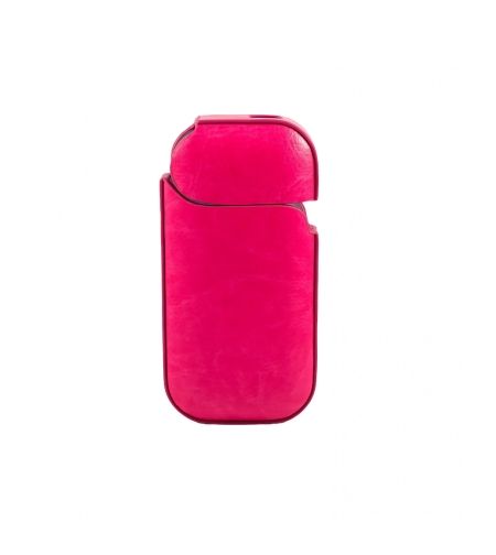 Husa Flippy pentru IQOS 2.4 Plus, Capac de Protectie, Anti Soc si Zgarieturi, din Piele Ecologica, 43 g, 12 x 6 x 2.5 cm, Roz