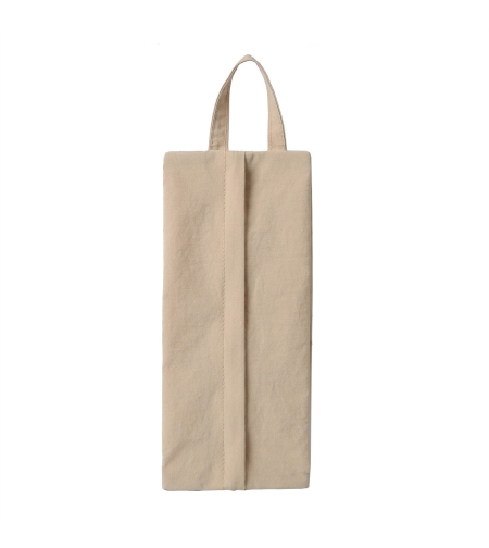 Geanta de Depozitare, Flippy, Pentru Haine Mici, Lenjerie, Sosete, Cosmetice, Impermeabila, cu Maner, 10x20x3 cm, Crem