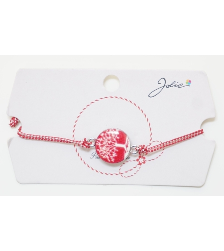 Martisor Bratara Traditionala, Pandantive Aprox 2 cm, Model 7