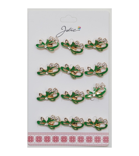 Set 12 Brose Martisor Primavara Ghiocel cu Piatra