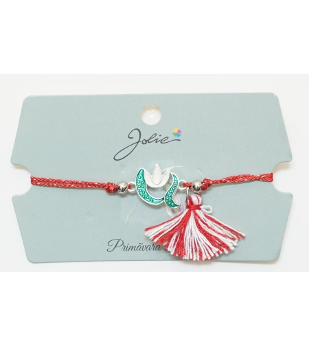 Martisor Bratara Ciucure cu Pandantiv, Model 4
