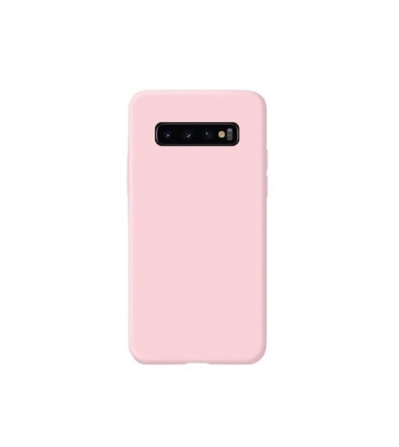 Husa protectie Flippy compatibila cu Samsung Galaxy S10 Liquid Silicone Case Roz
