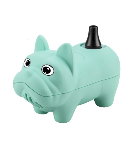 Pompa Electrica de Umflat Baloane, Flippy, Model Catelus, cu o Iesire, 220V, Putere 300W, Accesorii petrecere, Verde