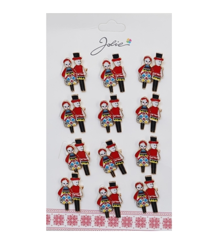 Set 12 Brose Martisor Primavara Cuplu Traditional