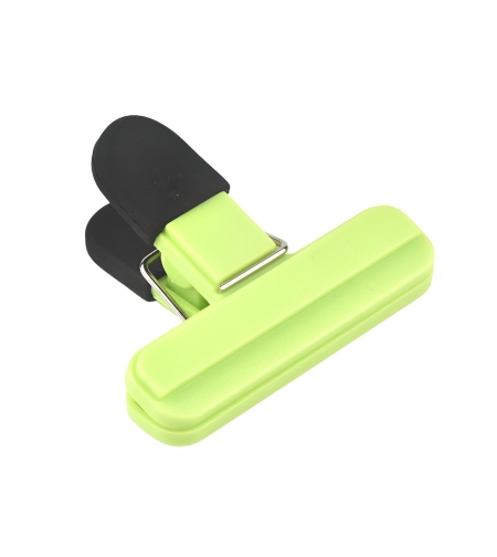 Cleste Multifunctional pentru Sigilarea Pungilor, Flippy, din Plastic, Mentine Alimentele Proaspete, 7x6.5 cm, Verde