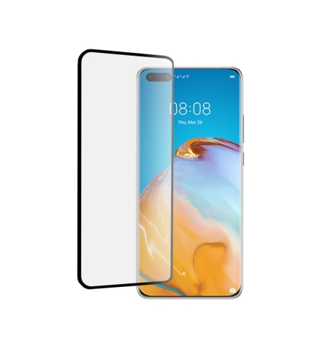Folie Sticla Curbata Huawei P40 Pro Full Glue Negru