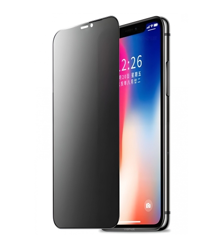 Folie protectie Flippy pentru iPhone 14 Plus, Sticla securizata, temperata, duritate 9H, Privacy Matte 360, Transparenta, Protectie Completa