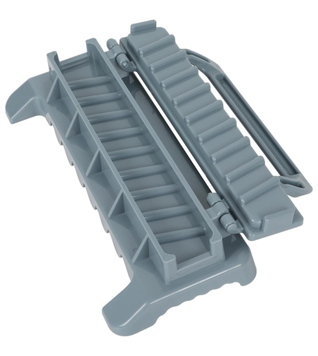 Presa pentru Carne, Flippy, pentru Kebab, cu Maner, din ABS, 29 x 7.5 x 2.6 cm, Gri