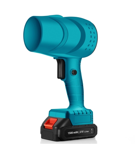 Suflanta de Aer Multifunctionala Portabila, Flippy, Incarcare Auto, pentru Gratar, Masina, Indepartare Frunze si Praf, 1500 mAh, Viteta de Rotatie 25000 RPM, 2 Baterii de Li si Incarcator, Albastru