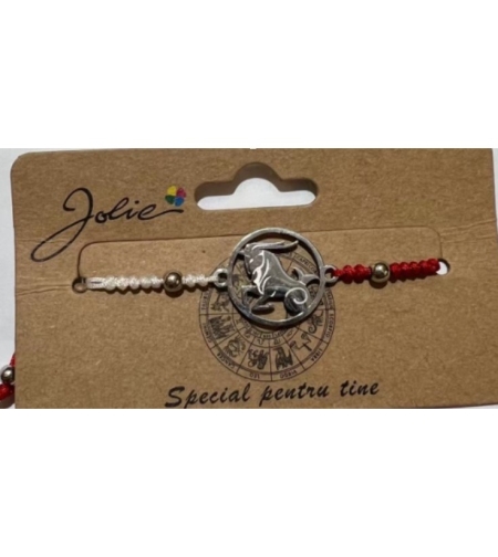 Martisor bratara zodiac, Jolie, 5x9 cm, Capricorn