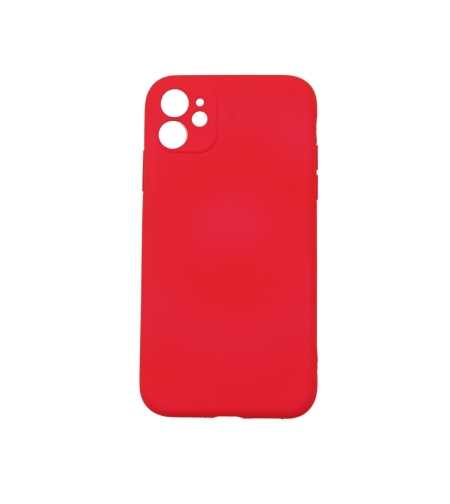 Husa protectie,Flippy, compatibila cu Apple iPhone 12 Liquid Silicone Case Fucshia
