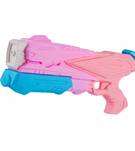 Pistol cu Apa pentru Copii, Rezervor, Pentru Piscina/Plaja, Flippy, 6ani+,  3 duze, Roz, 500ML
