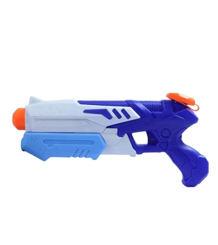 Pistol cu Apa pentru Copii, Flippy, Rezervor 300ml, Maner de Transport, Pentru Piscina/Plaja, Lungime 31.5 cm, Jucarie Distractiva, 3ani+, Albastru/Alb