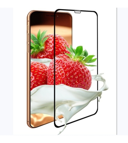 Folie de Protectie, Flippy, pentru iPhone 15, Full Cover, Ceramics 9D, Anti-soc, Anti-amprenta, Margini Negre, Transparent